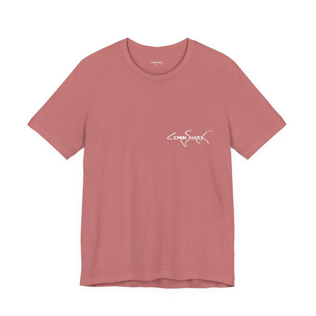Flying Fish Woodblock Tee - Wave (Back Image, Front Logo)