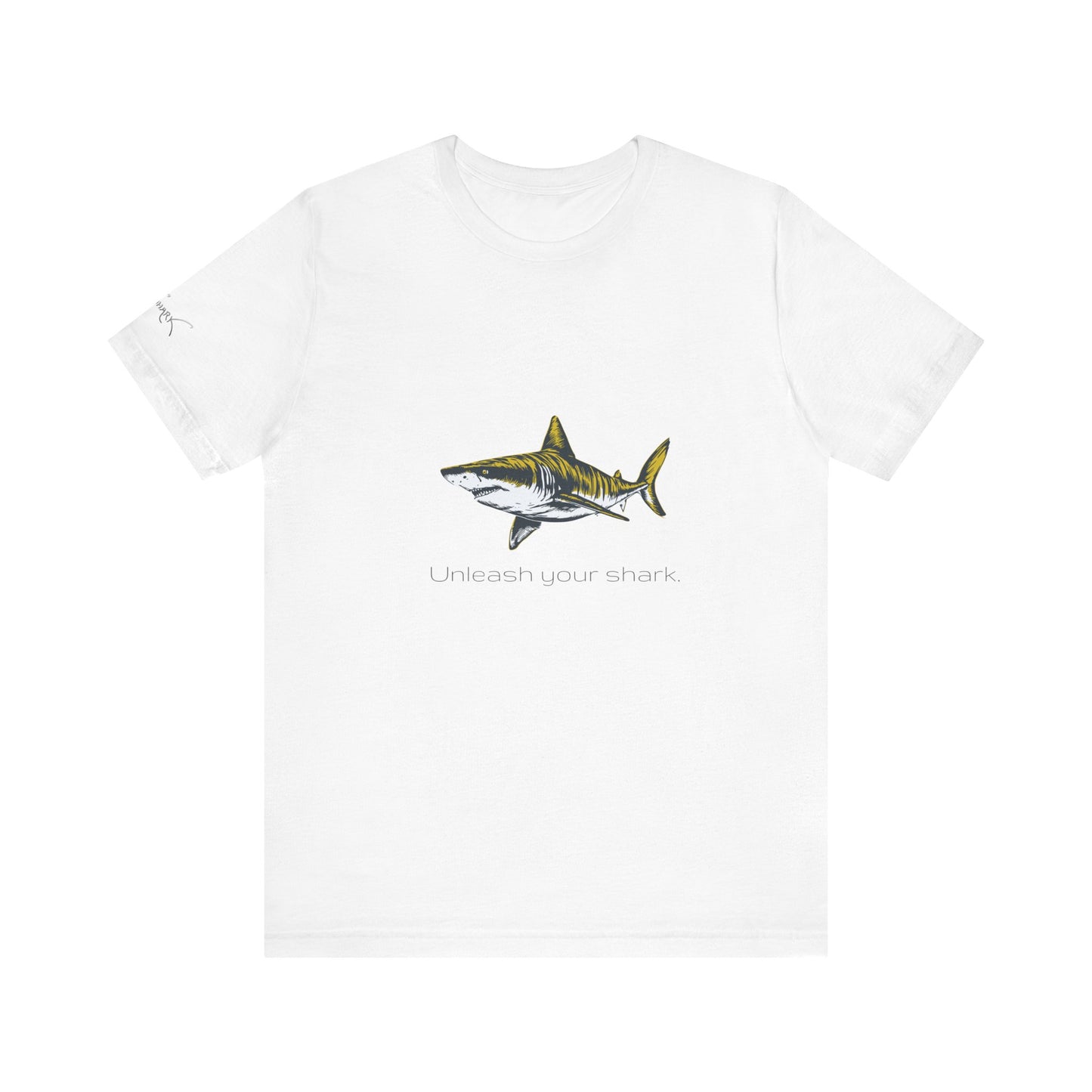 Tiger Shark "Unleash your shark" Graphic Unisex Jersey Tee