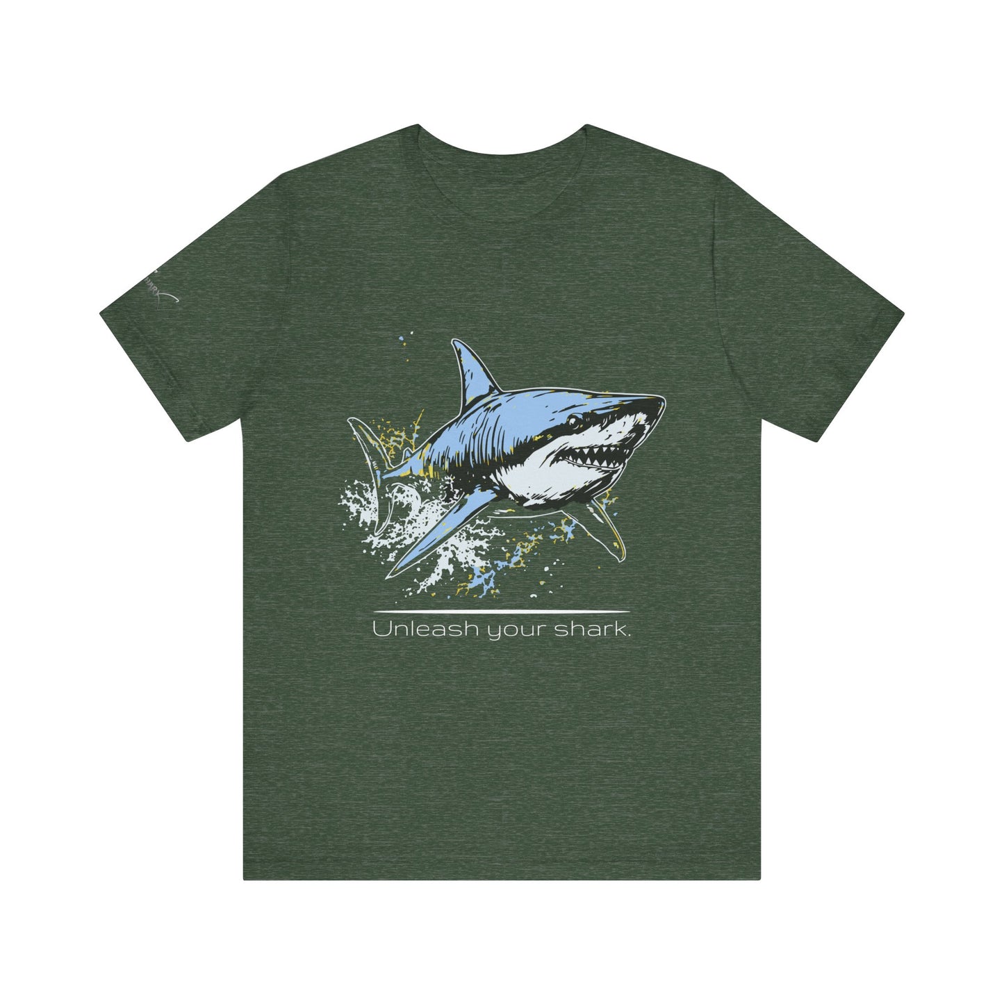 Great White Shark Ultimate "Unleash your shark" Graphic Unisex Jersey Tee