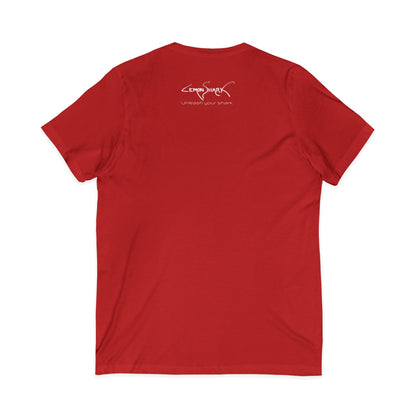 •V• Shark V-Neck Tee - Breach White