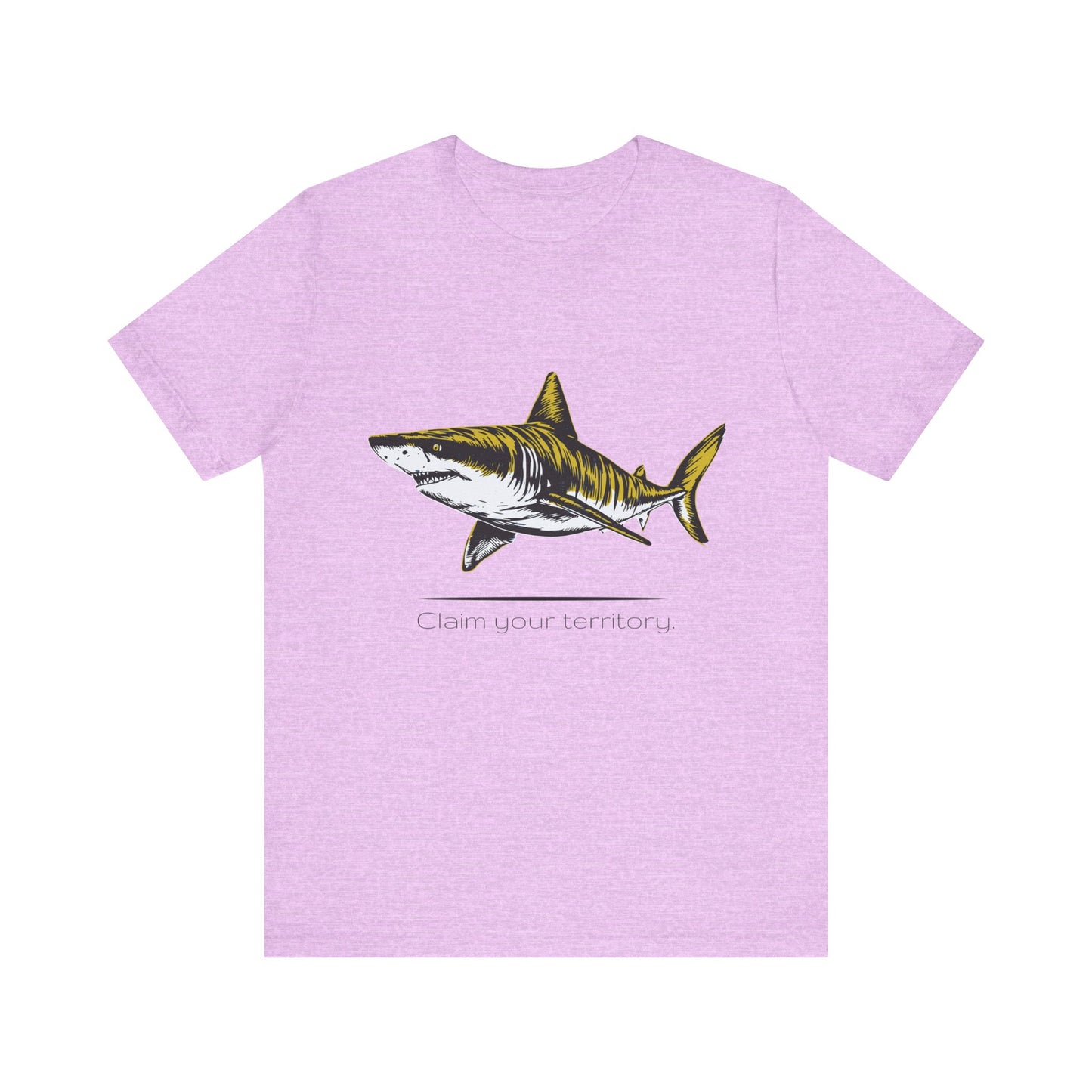 Tiger Shark "Claim your territory" Graphic Unisex Jersey Tee