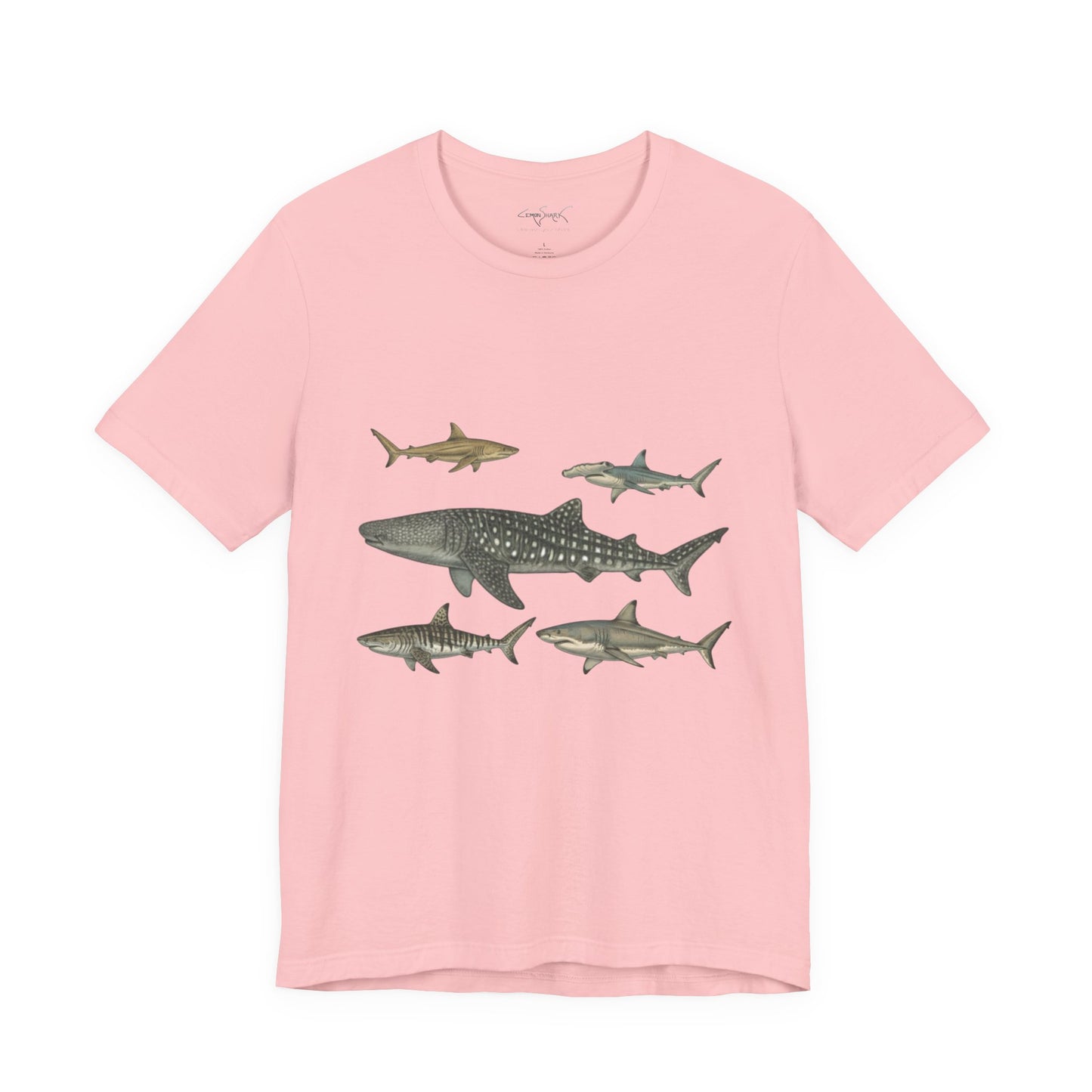 Shark Tee - Ocean's Five (Logo on Back)