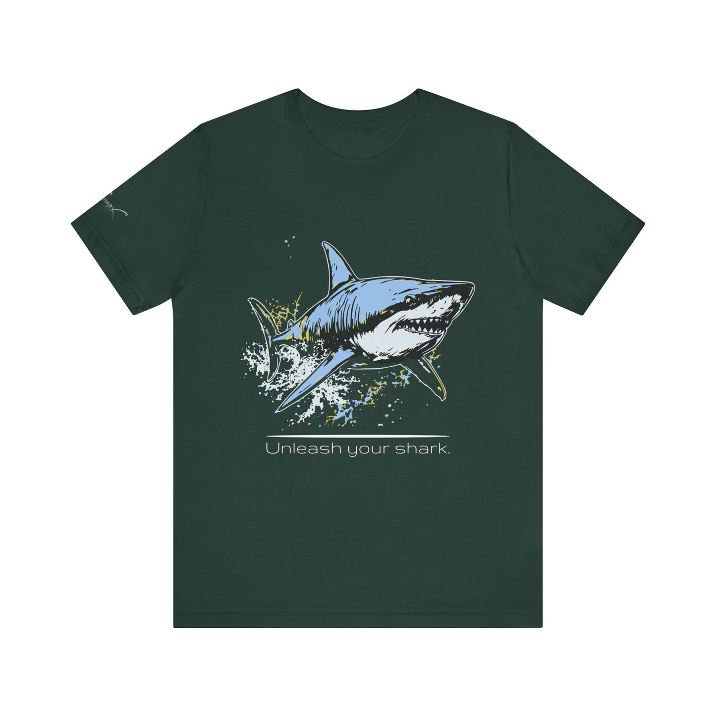 Great White Shark Ultimate "Unleash your shark" Graphic Unisex Jersey Tee