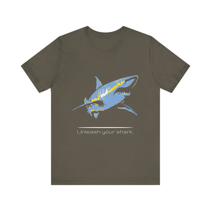 Blue Shark Tee - Unleash Your Shark