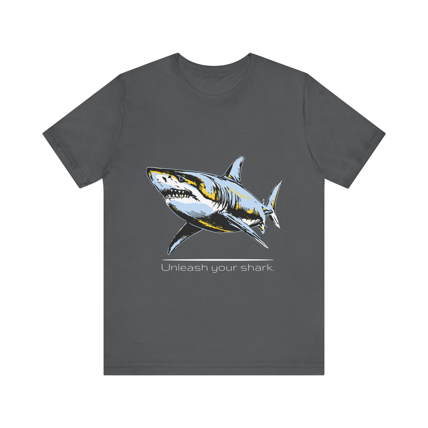 Great White Shark Ultimate "Unleash your shark" Graphic Unisex Jersey Tee