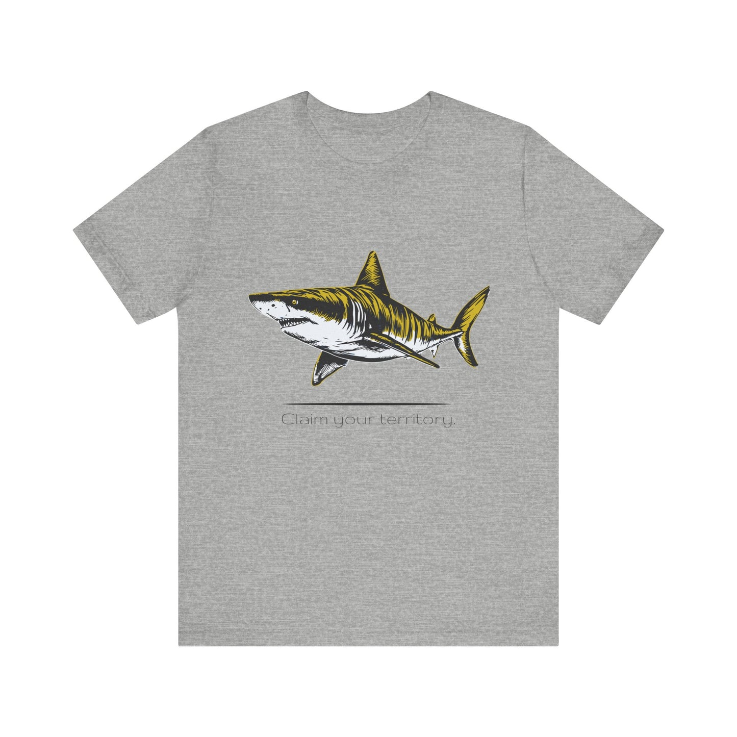 Tiger Shark "Claim your territory" Graphic Unisex Jersey Tee