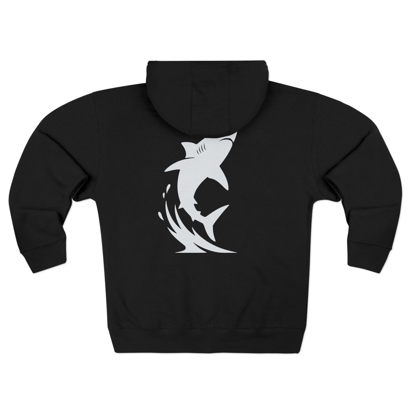 Shark Zip Hoodie - Breach White