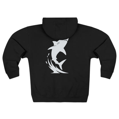 Shark Zip Hoodie - Breach White