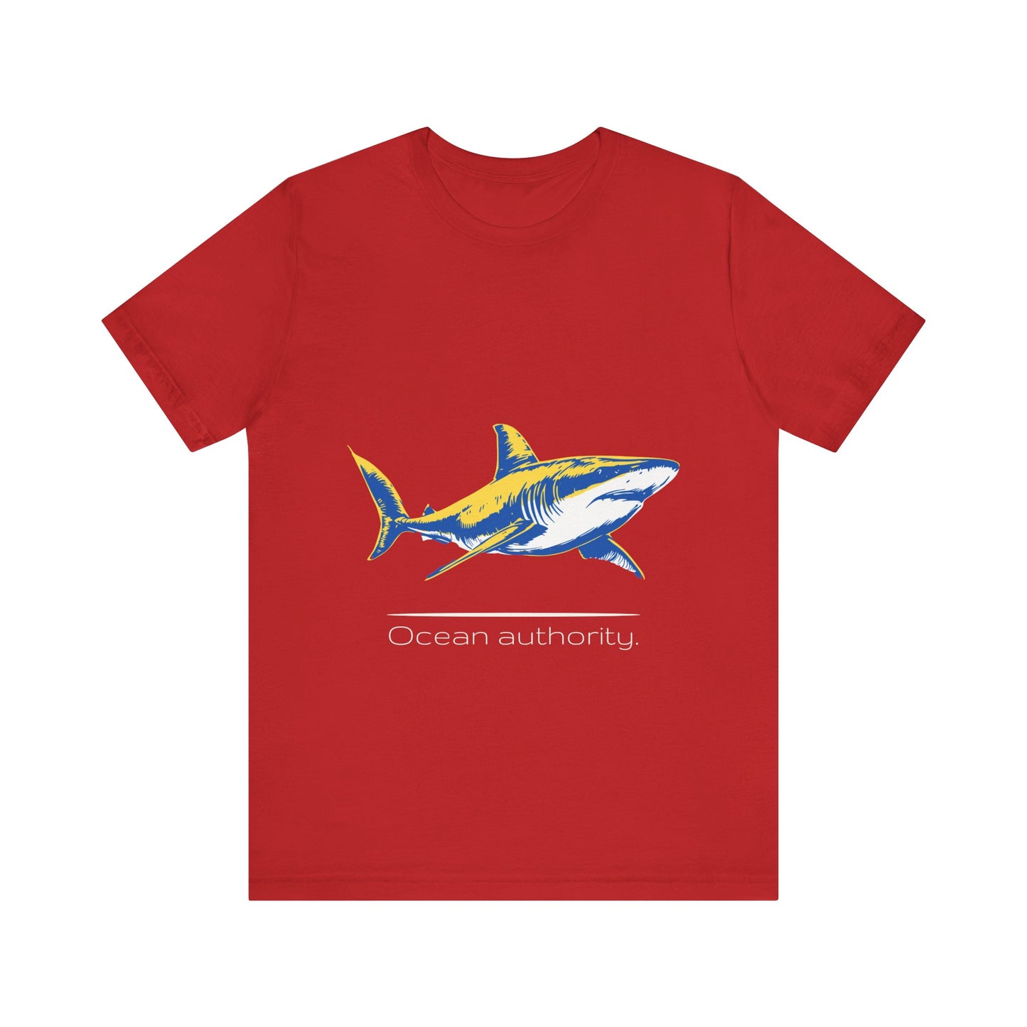 Great White Shark "Ocean authority" Graphic Unisex Jersey Tee