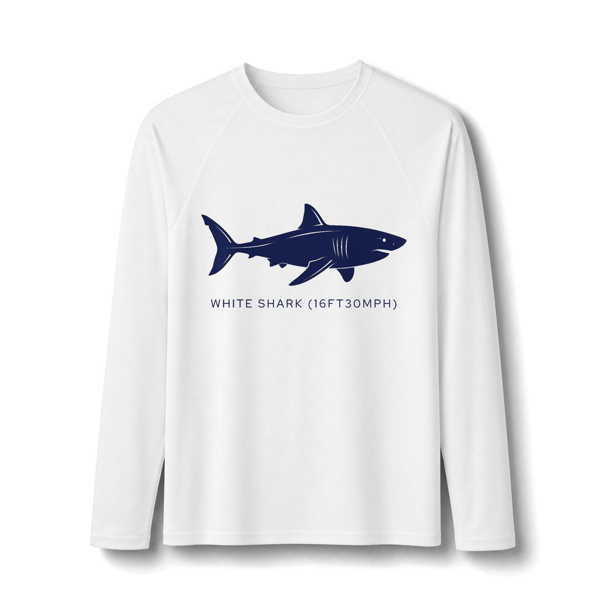 Rash Guard - White Shark "Stats"