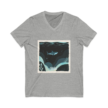 V • Shark V-Neck Tee - Wild