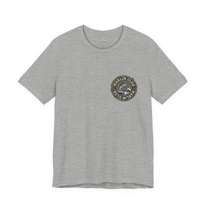 Marlin Club Tee - Back Image (Small Badge on Front)