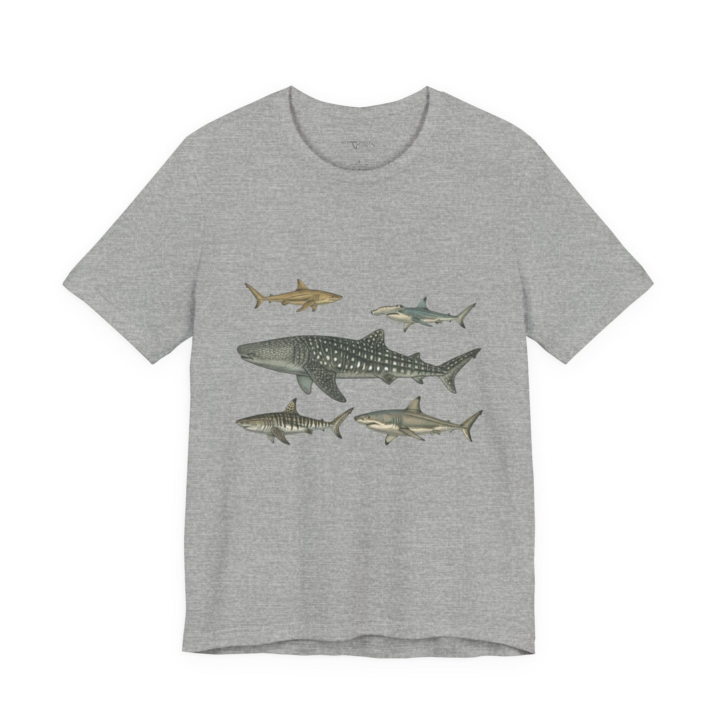 Shark Tee - Ocean's Five (Logo on Back)