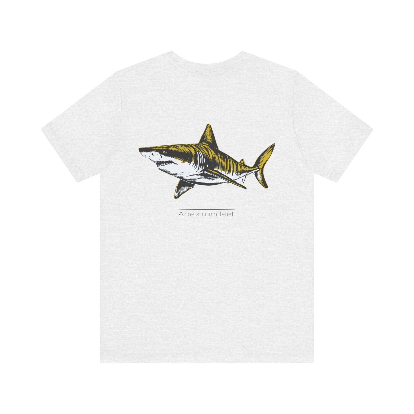 Tiger Shark "Apex Mindset" Graphic Unisex Jersey Tee (graphic on back)