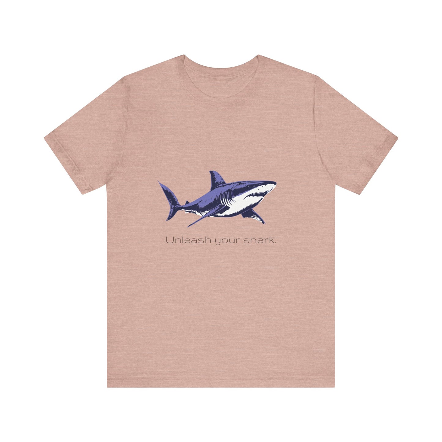Great White Shark "Unleash your shark" Graphic Unisex Jersey Tee