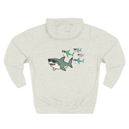 Sharky Pullover Hoodie - Sharky School (Front Logo)