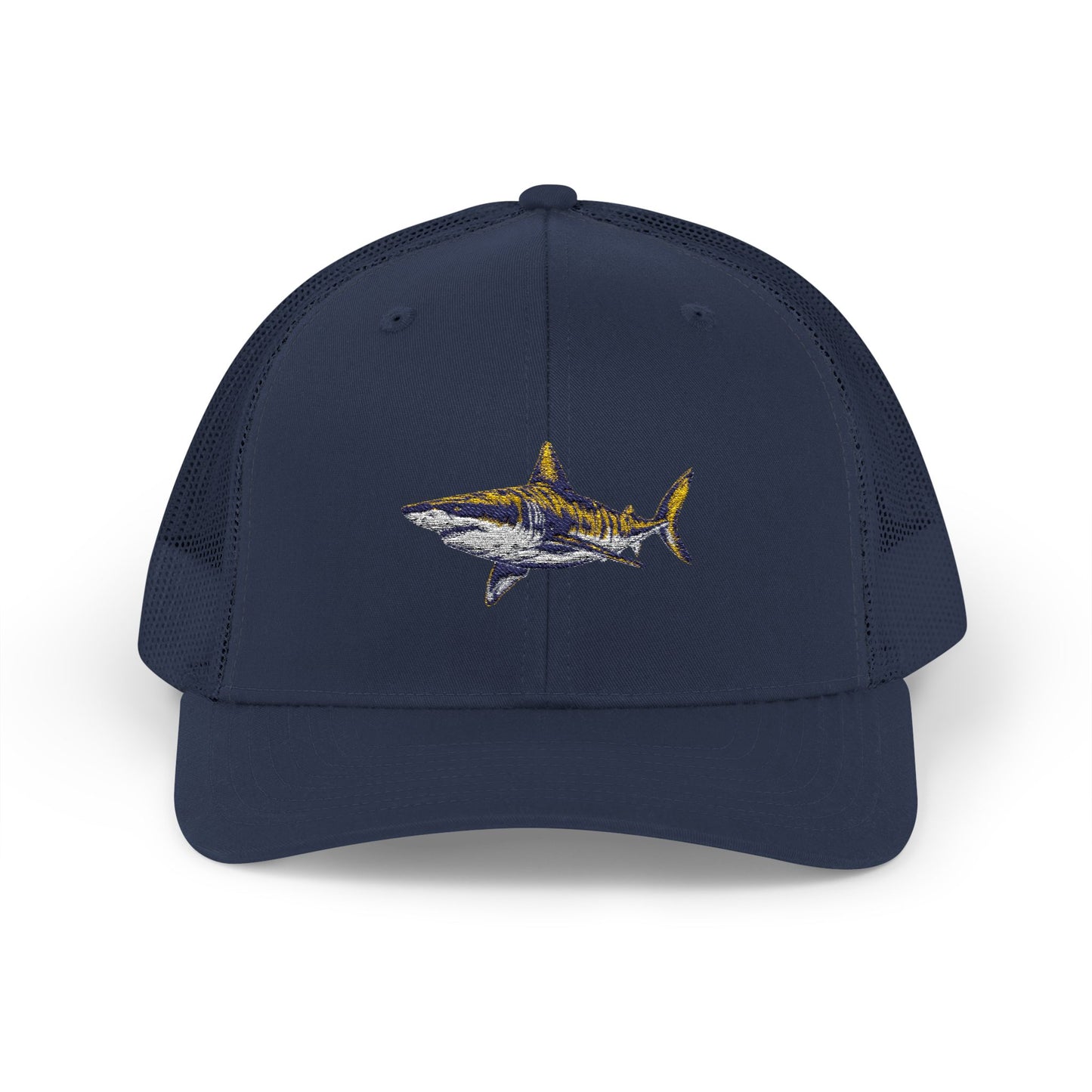 Tiger Shark Embroidered Snapback Cap