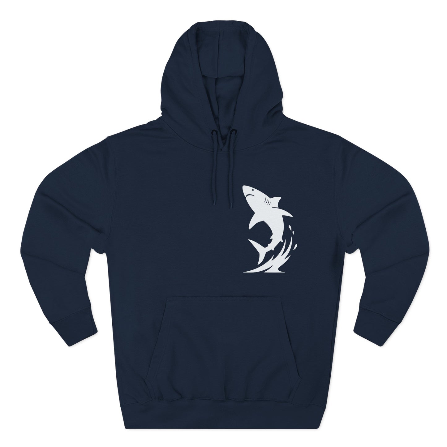 Shark Pullover Hoodie - Breach White
