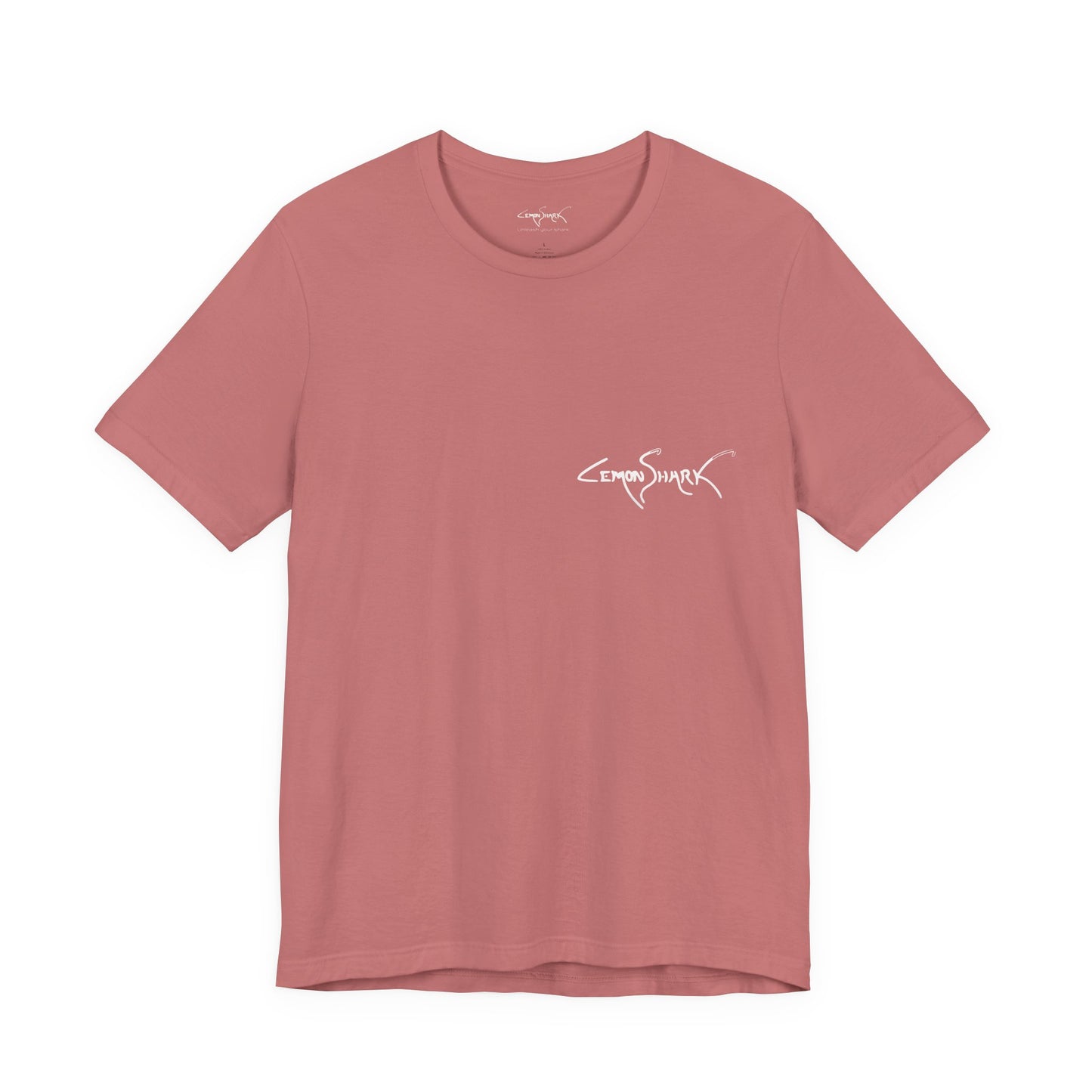 Flying Fish Woodblock Tee - Wave (Back IMage, Front Logo)