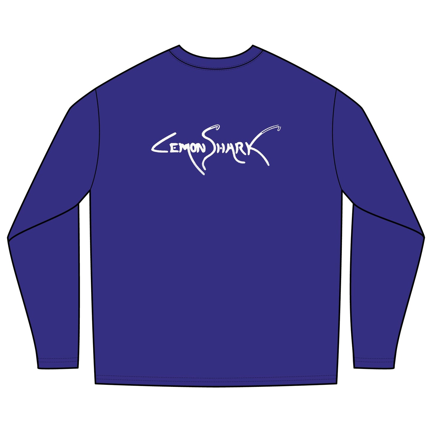 Rash Guard - Front Image: Surfer Silhouette, Back Image: Logo