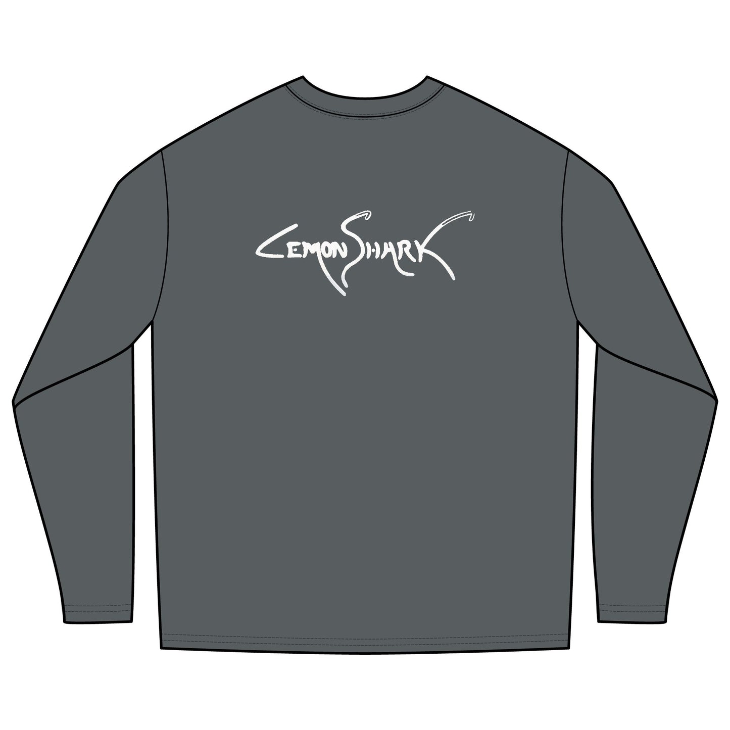 Rash Guard - Front Image: Surfer Silhouette, Back Image: Logo