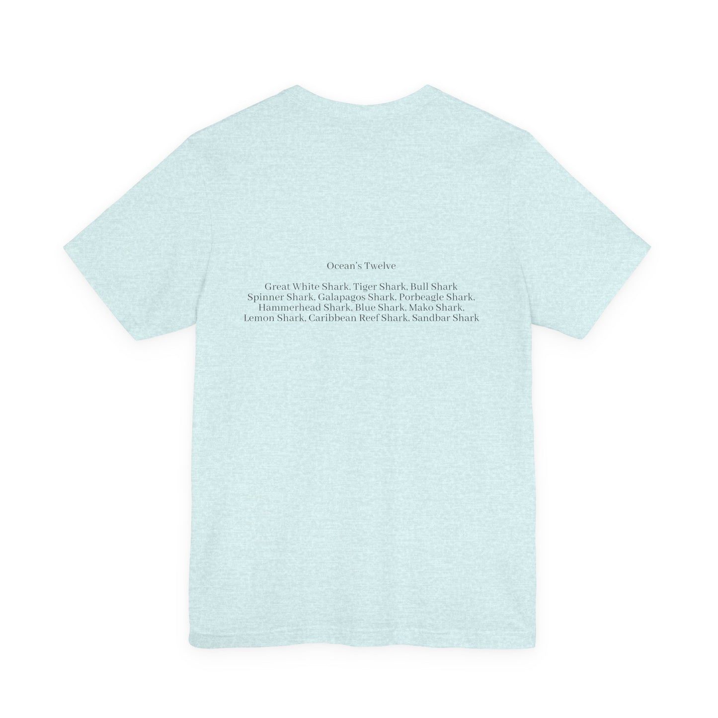 Shark Tee - Ocean's Twelve (Shark List on Back)