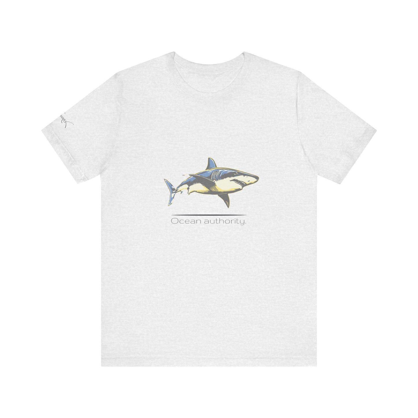 Great White Shark "Ocean Authority" Graphic Unisex Jersey Tee