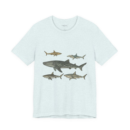 Shark Tee - Ocean's Five (Logo on Back)