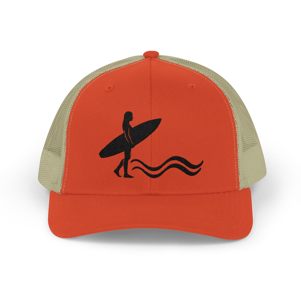 Surfer Silhouette Snapback Hat