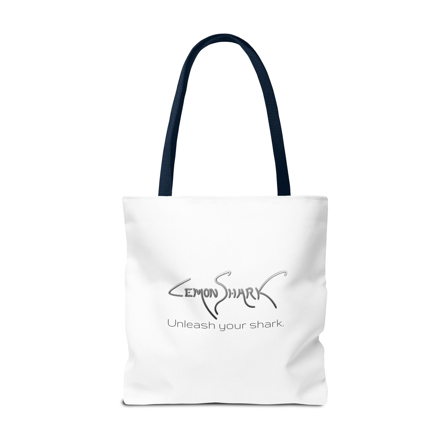 Shark Tote Bag — 'Ocean Authority' & 'Unleash Your Shark' Printed Tote