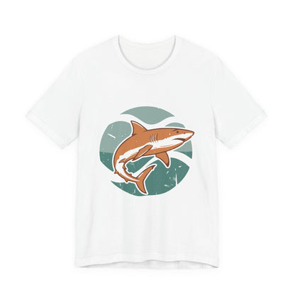 Shark Tee - Retro Orange