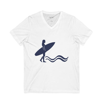 •V• Surfer V-Neck Tee - Silhouette