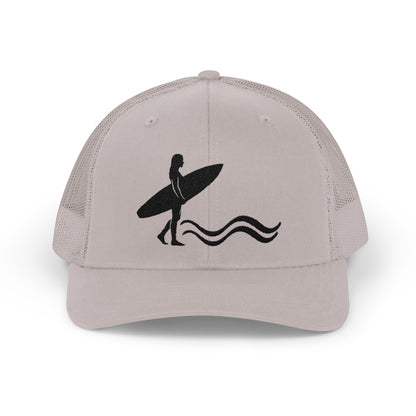 Surfer Silhouette Snapback Hat