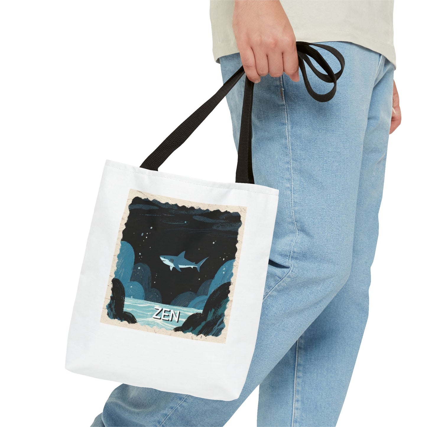 Shark Tote Bag - "Zen"