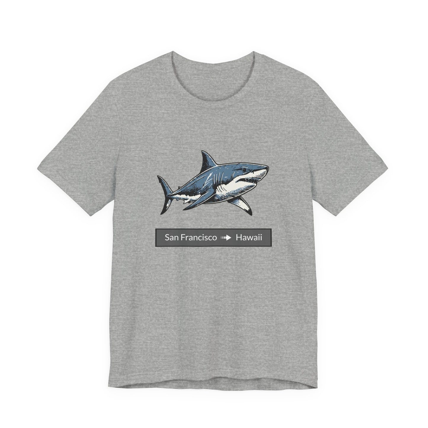 Shark Tee - San Francisco to Hawaii