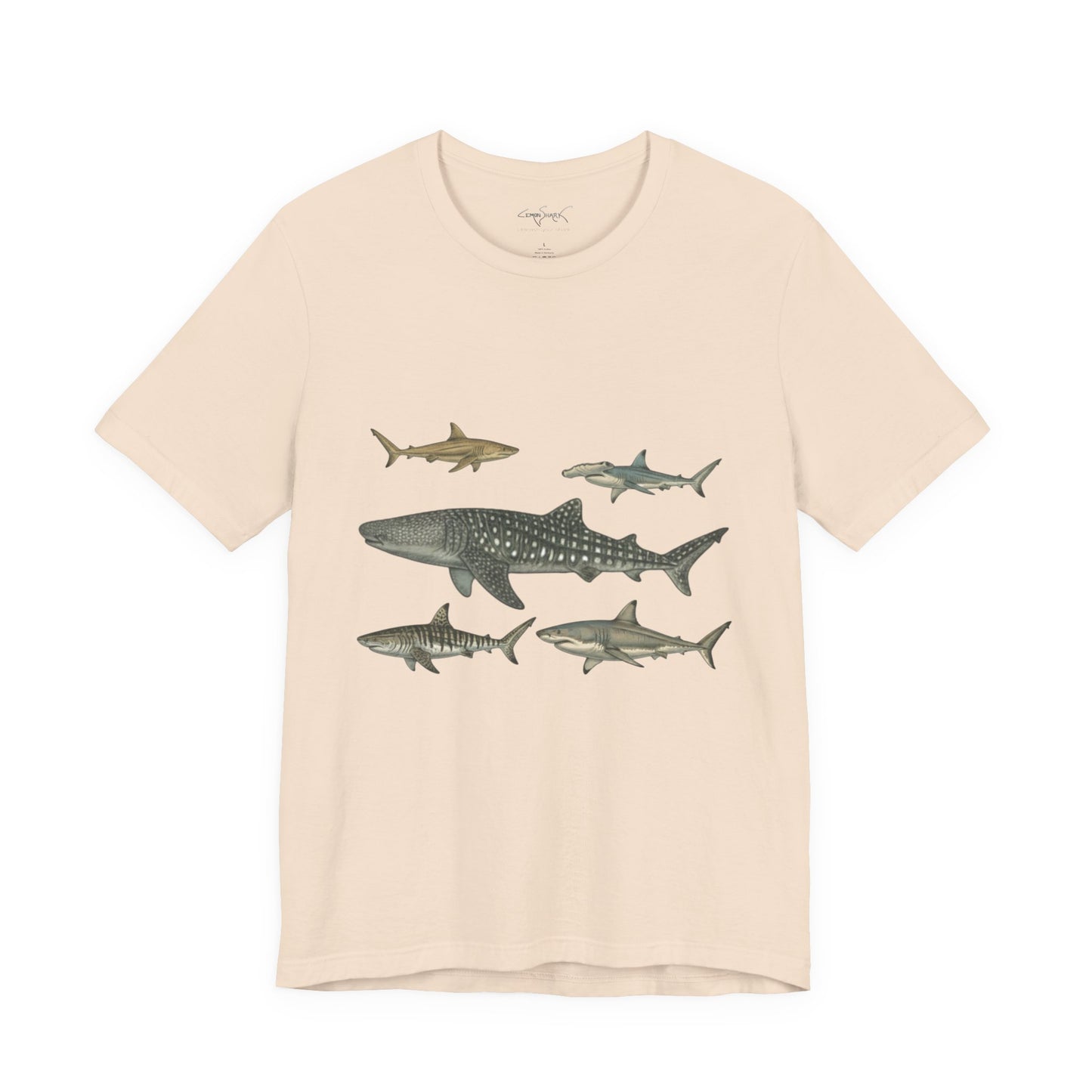 Shark Tee - Ocean's Five (Logo on Back)