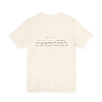 Shark Tee - Ocean's Twelve (Shark List on Back)