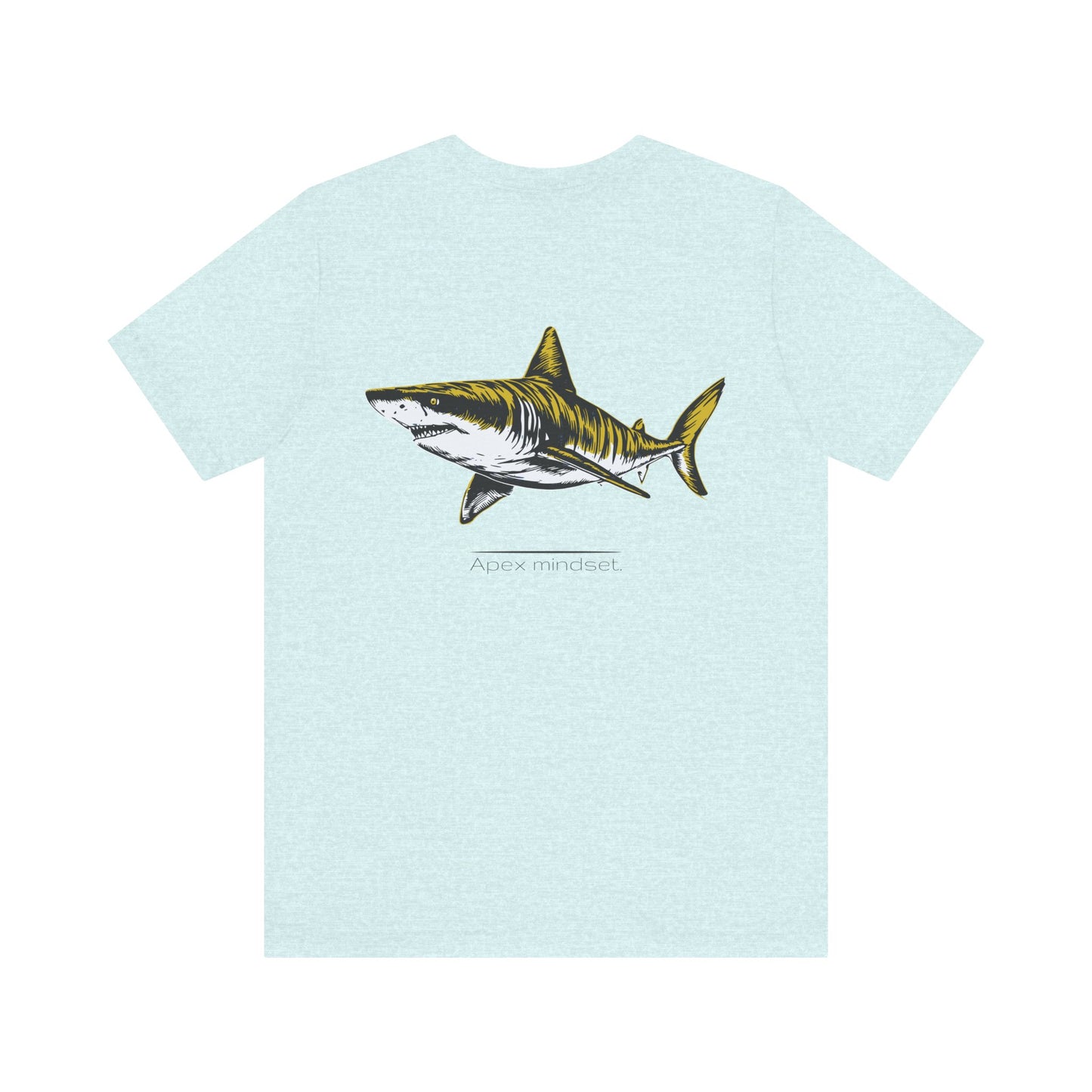Tiger Shark "Apex Mindset" Graphic Unisex Jersey Tee (graphic on back)