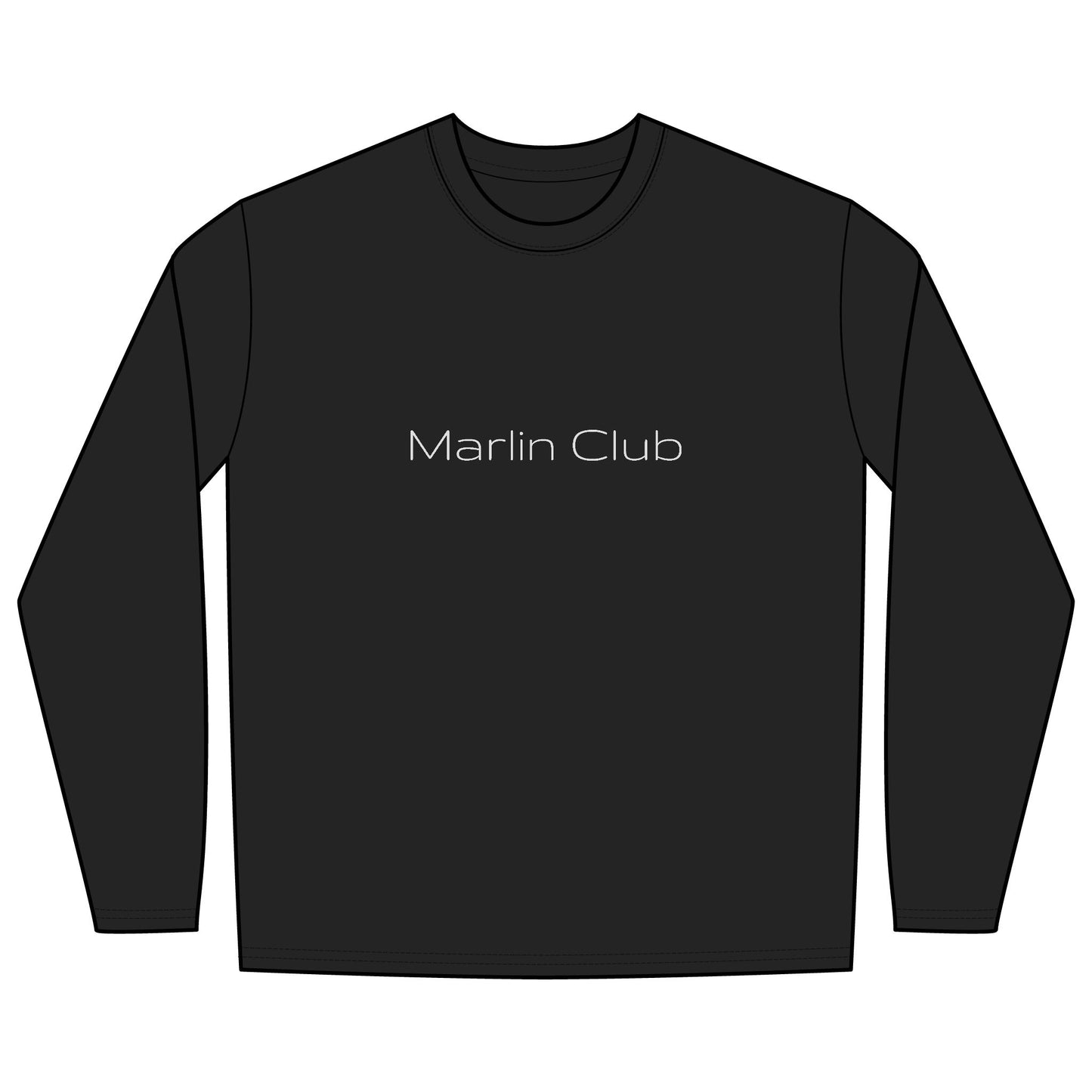 Rash Guard – Marlin Club (Back Image, Front Text)