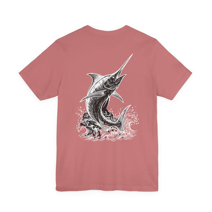 Marlin Club Tee - Leap (Back Image, Front Logo)