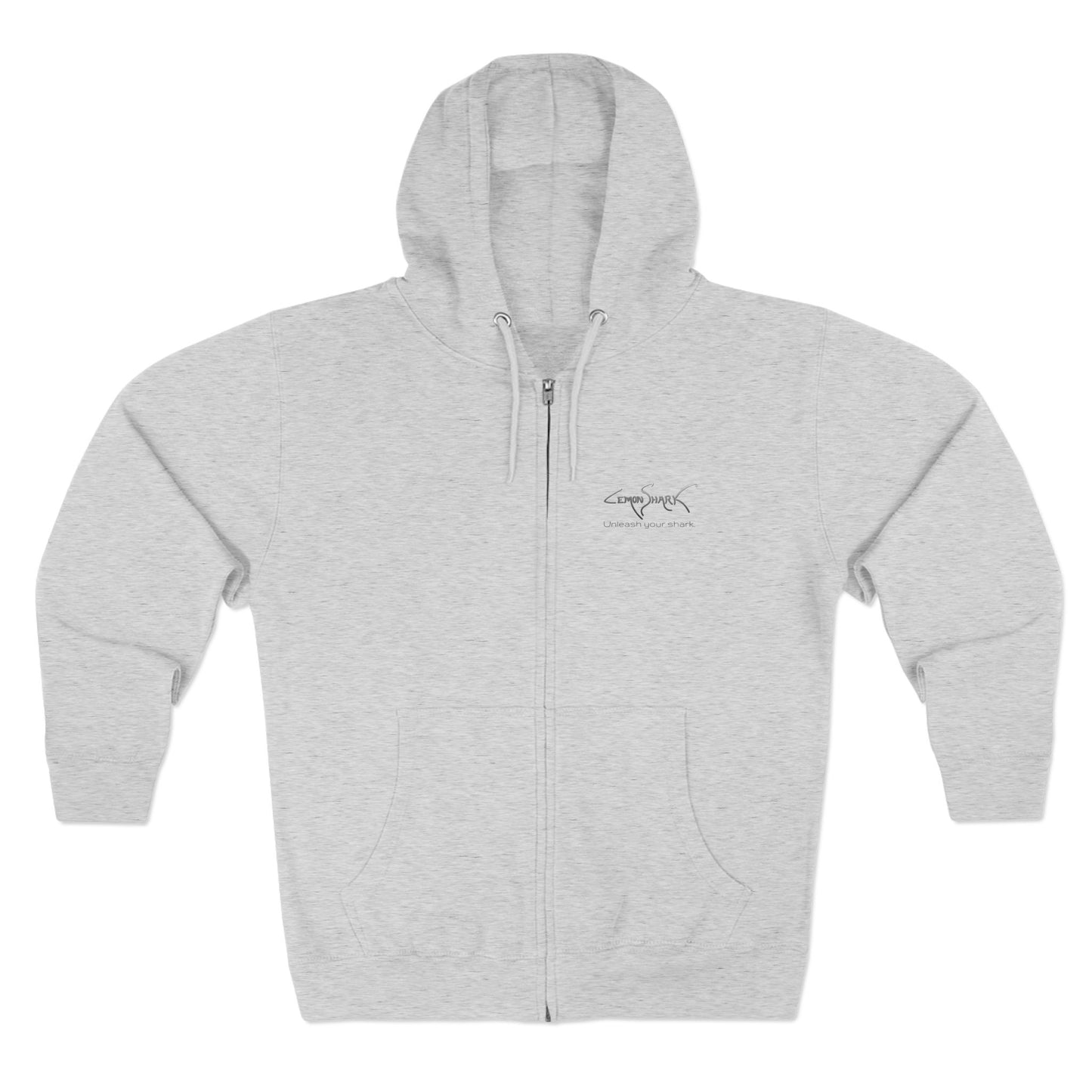 Tiger Shark "Ocean authority" Graphic Unisex Comfort Zip Hoodie