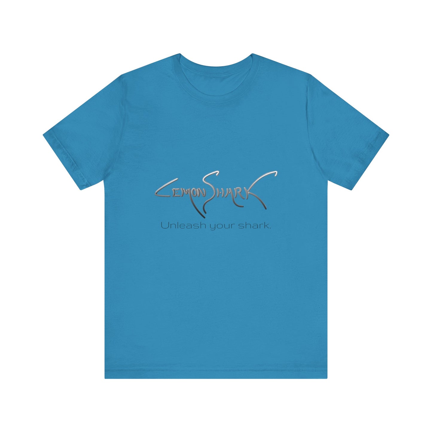 Lemon Shark Logo "Unleash your shark" Graphic Unisex Jersey Tee