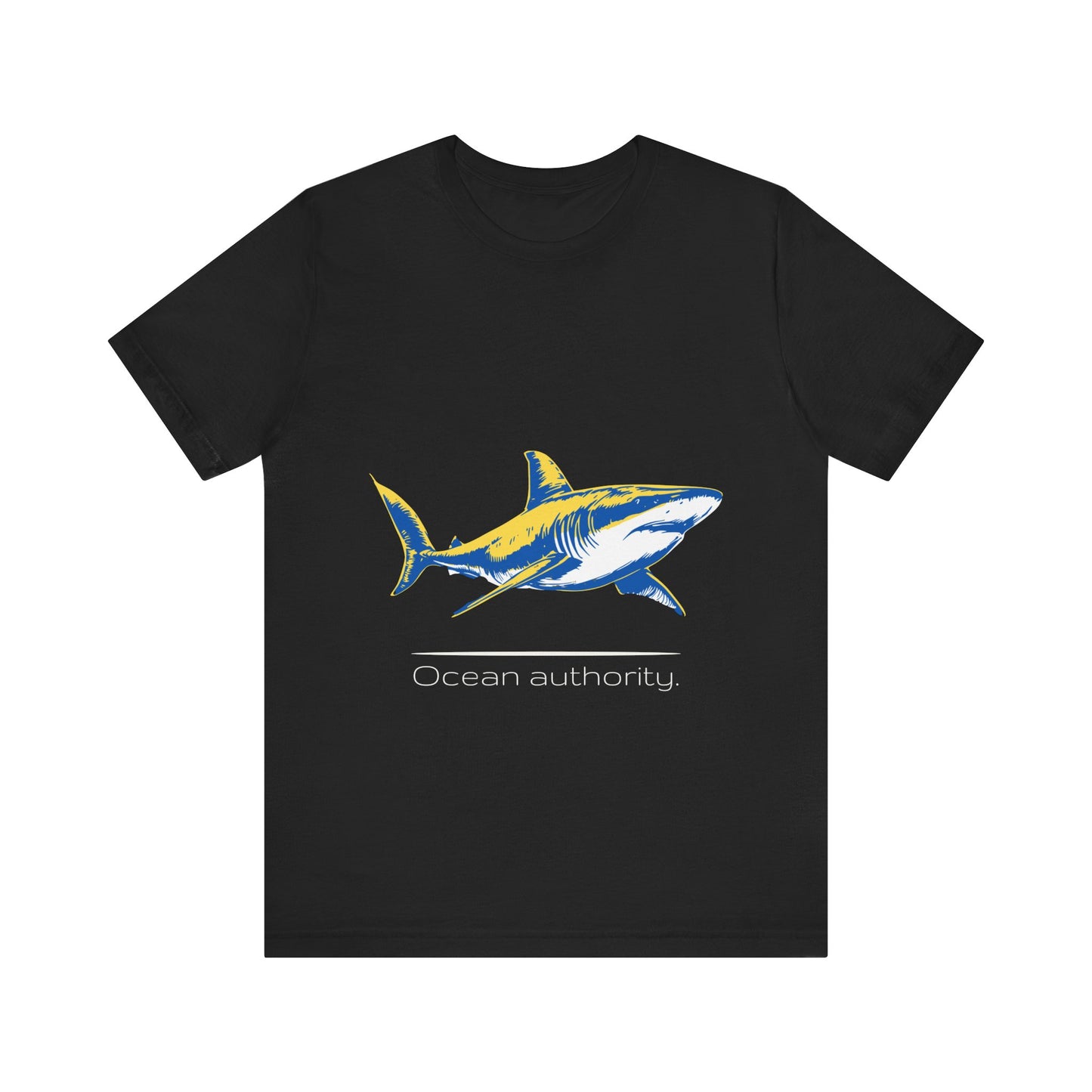 Great White Shark "Ocean authority" Graphic Unisex Jersey Tee
