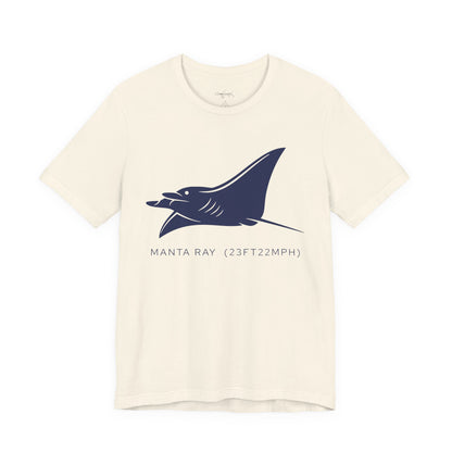 Manta Ray Tee - "Stats"