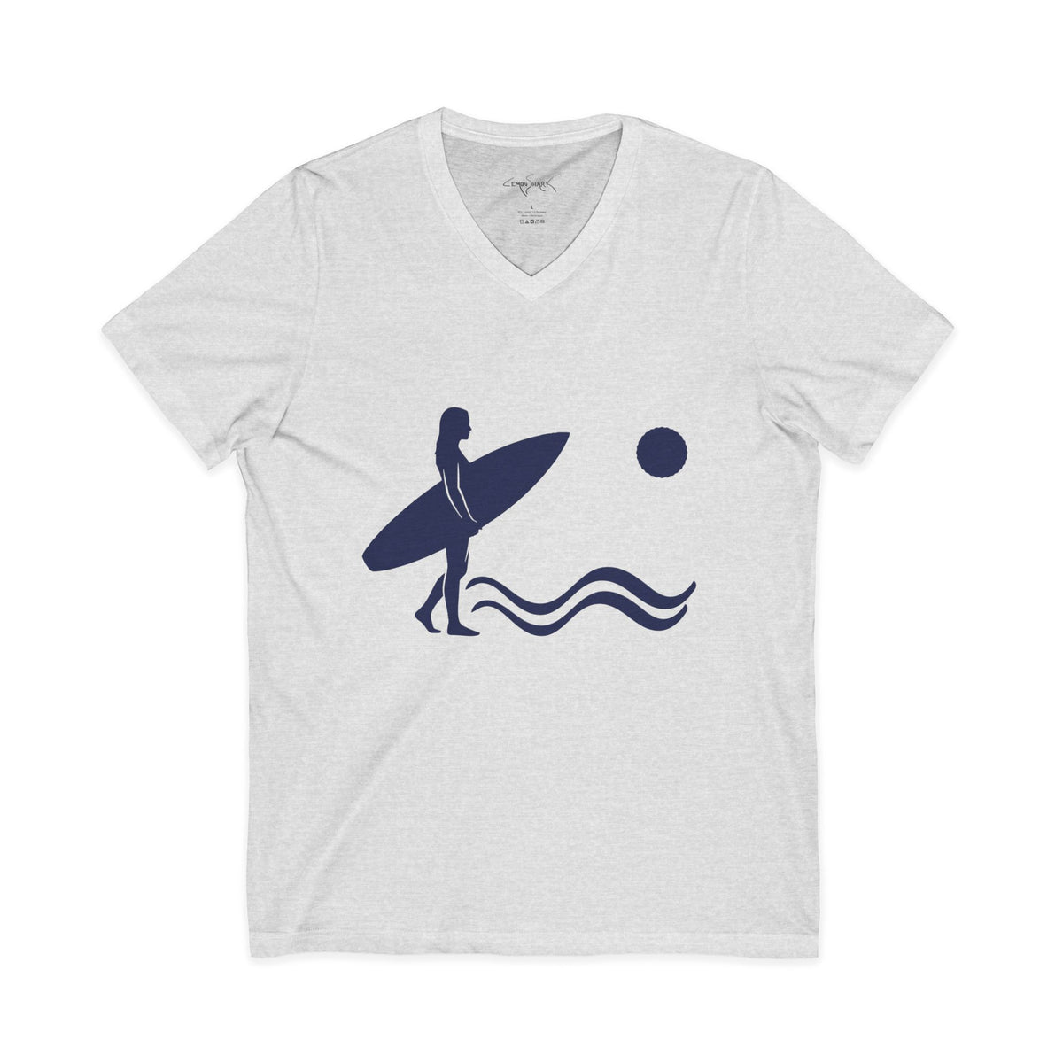 •V• Surfer V-Neck Tee - Silhouette