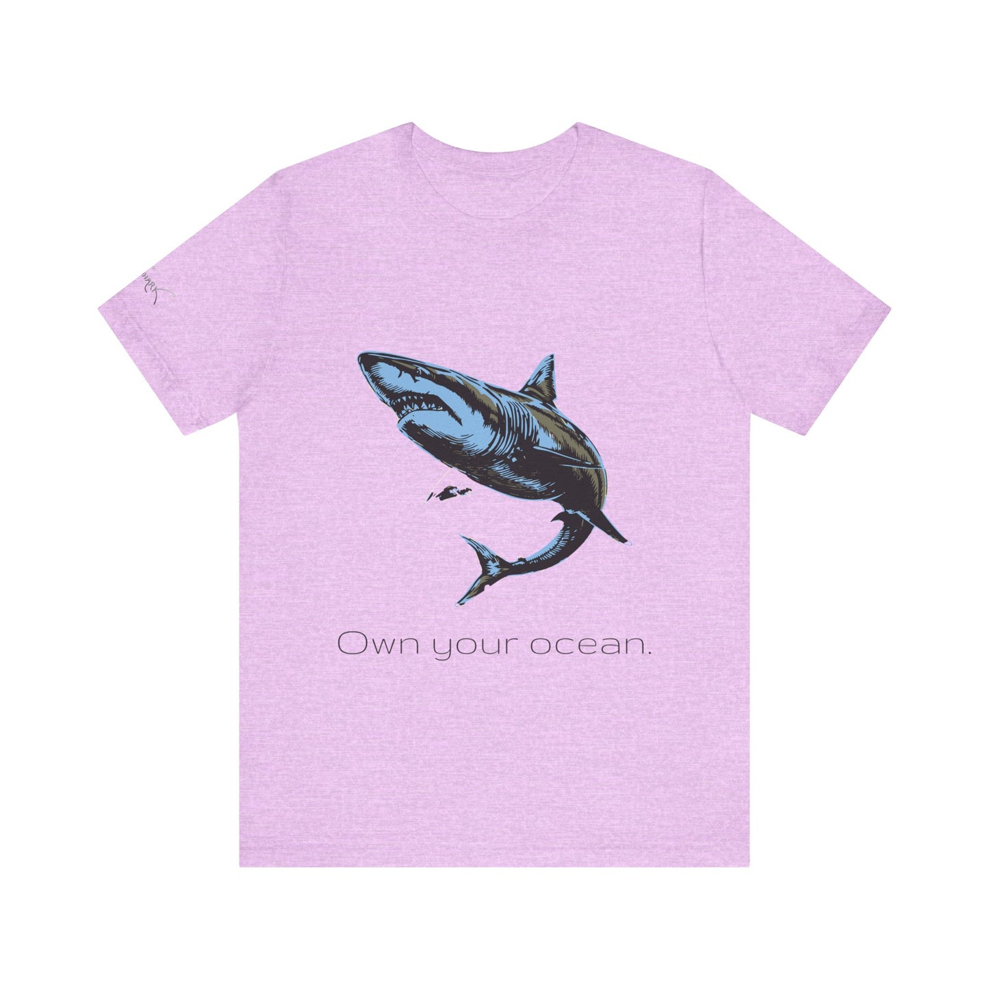 Great White Shark "Own your ocean" Graphic Unisex Jersey Tee