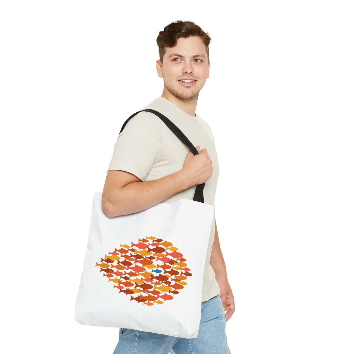 Fish Tote Bag - Fall School