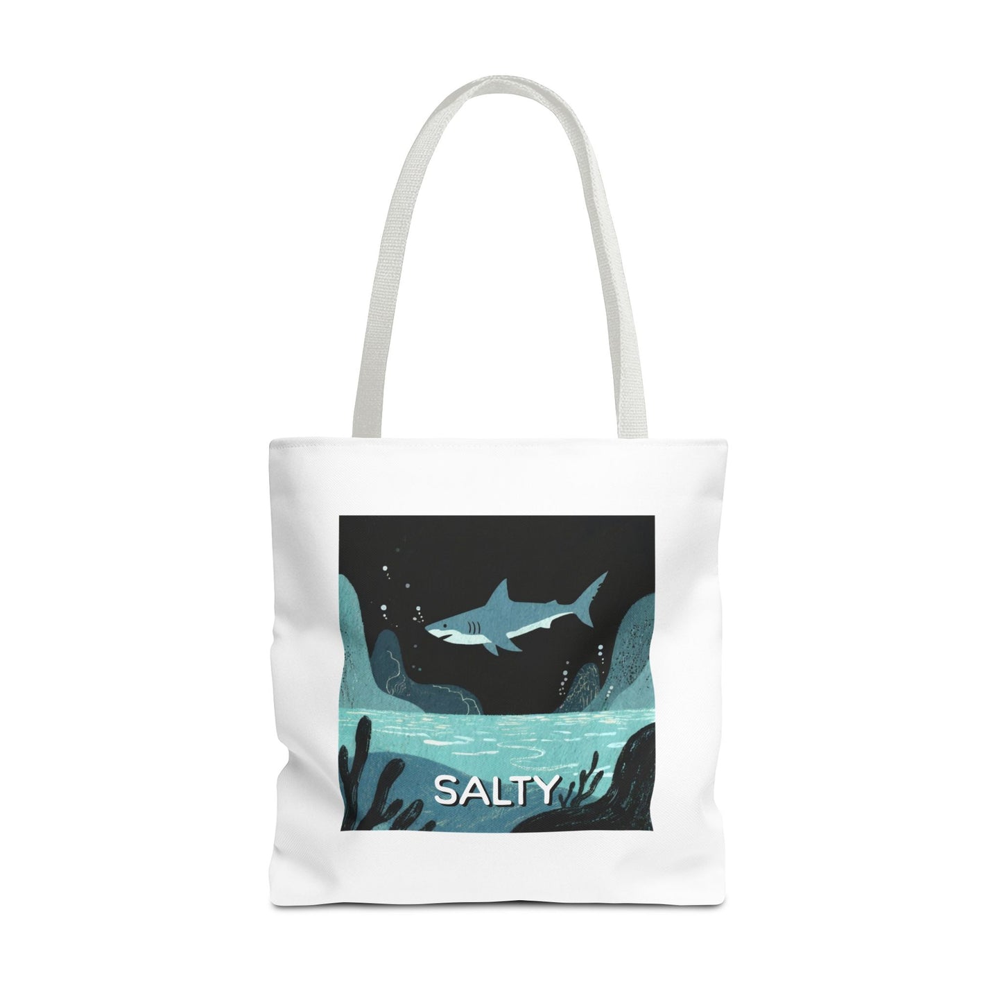Shark Tote Bag - "Salty"