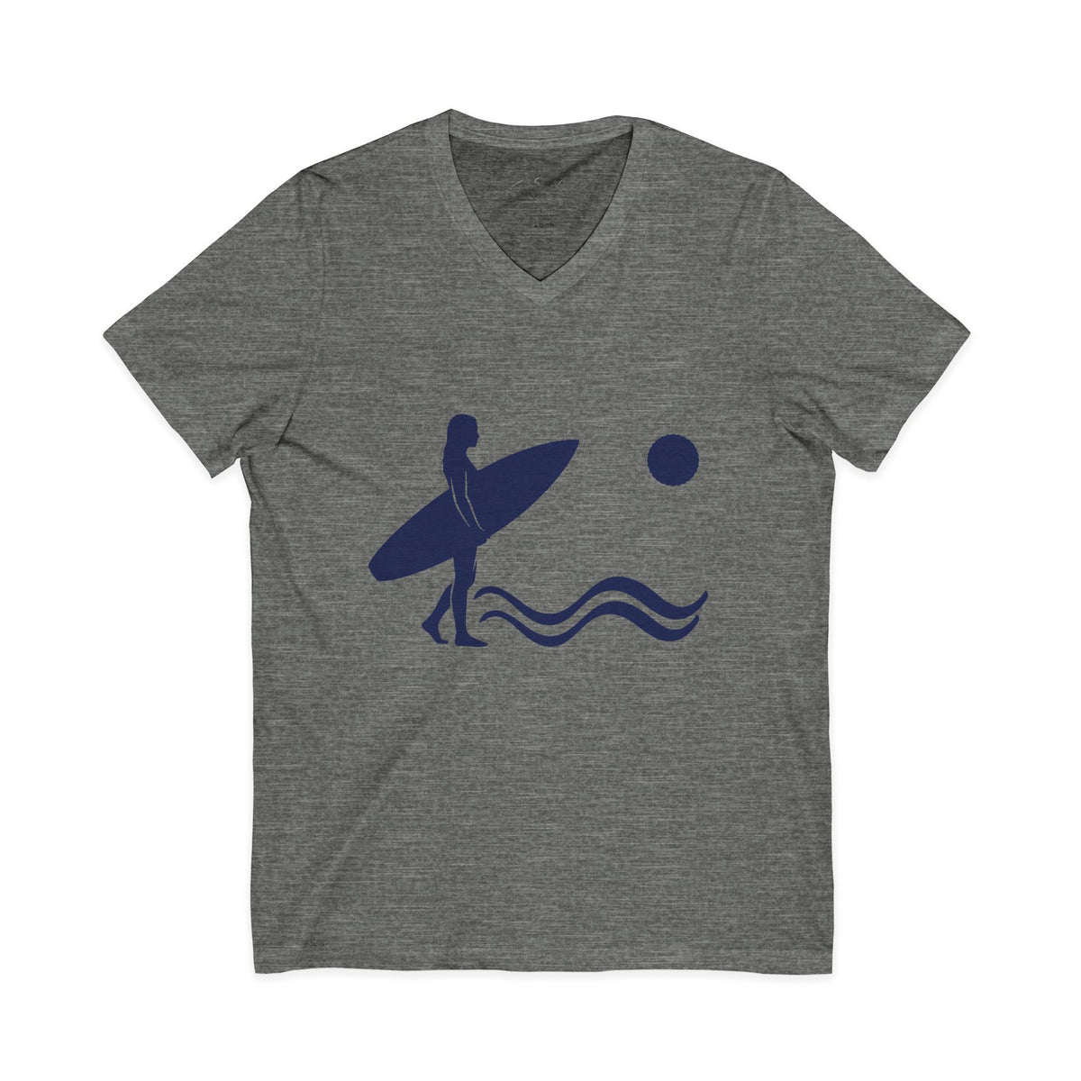 •V• Surfer V-Neck Tee - Silhouette