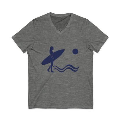 •V• Surfer V-Neck Tee - Silhouette